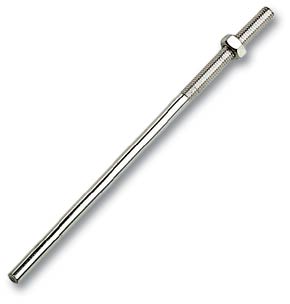 galvanised bar with M6 nut